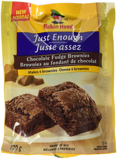 Robin Hood Just Enough Chocolate Brownie Mix 190g/6.7oz (Imported from Canada)